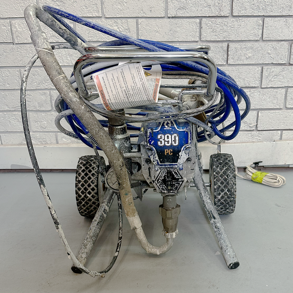 Graco Ultra 390PC Lo-Boy Cart Electric Airless Sprayer - used paint sprayer