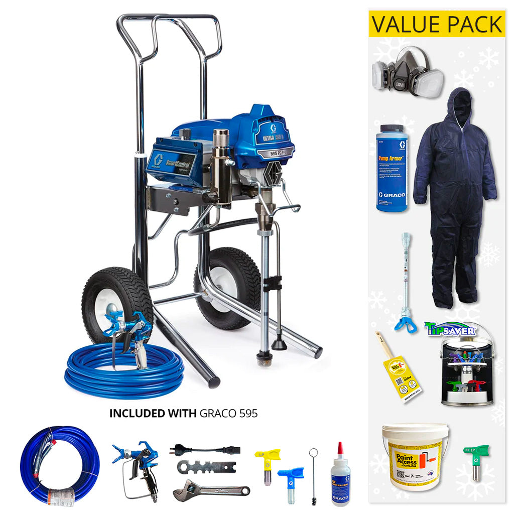 Graco Ultra 490PC - 495PC - 595PC Pro Electric Airless Sprayer with Value Pack - Special Best of the Best