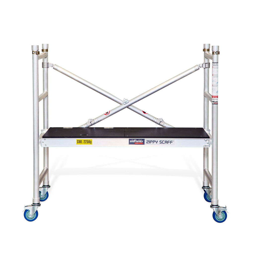 Oldfields Aluminium MINI Zippy Scaffold Base Unit 1.2m