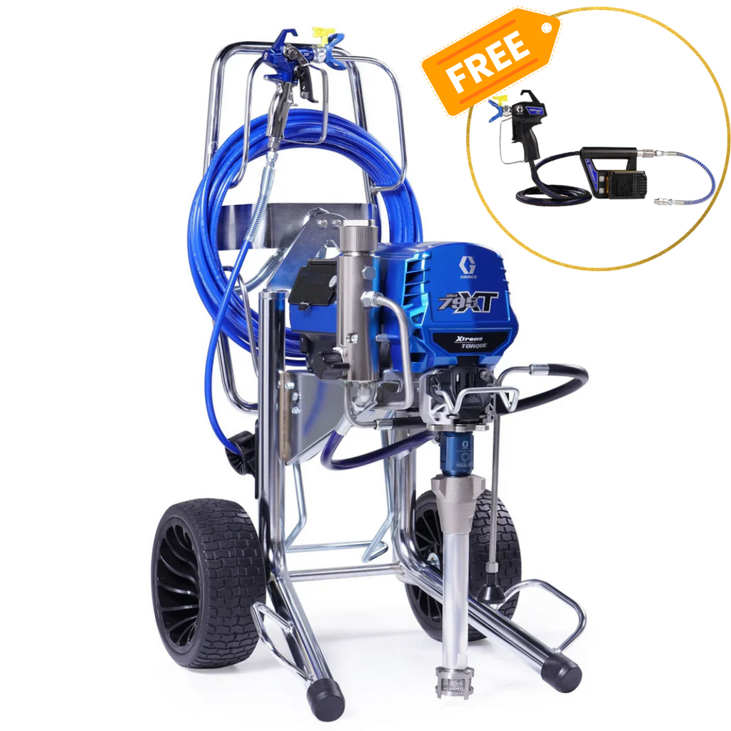 Graco Ultra 795 XT ProContractor Series Electric Airless Sprayer Hi-Boy 19F717 + FREE 18H311 PowerShot XT