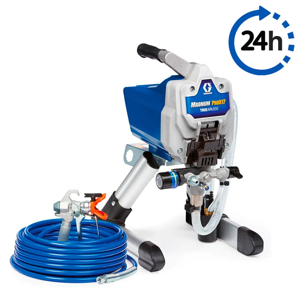 Graco Magnum ProX17 Electric Airless Paint Sprayer Stand 17H203 For Hire 24h