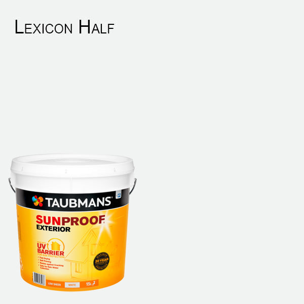 Taubmans Sunproof Low Sheen 15L Self Priming  113200/15L
