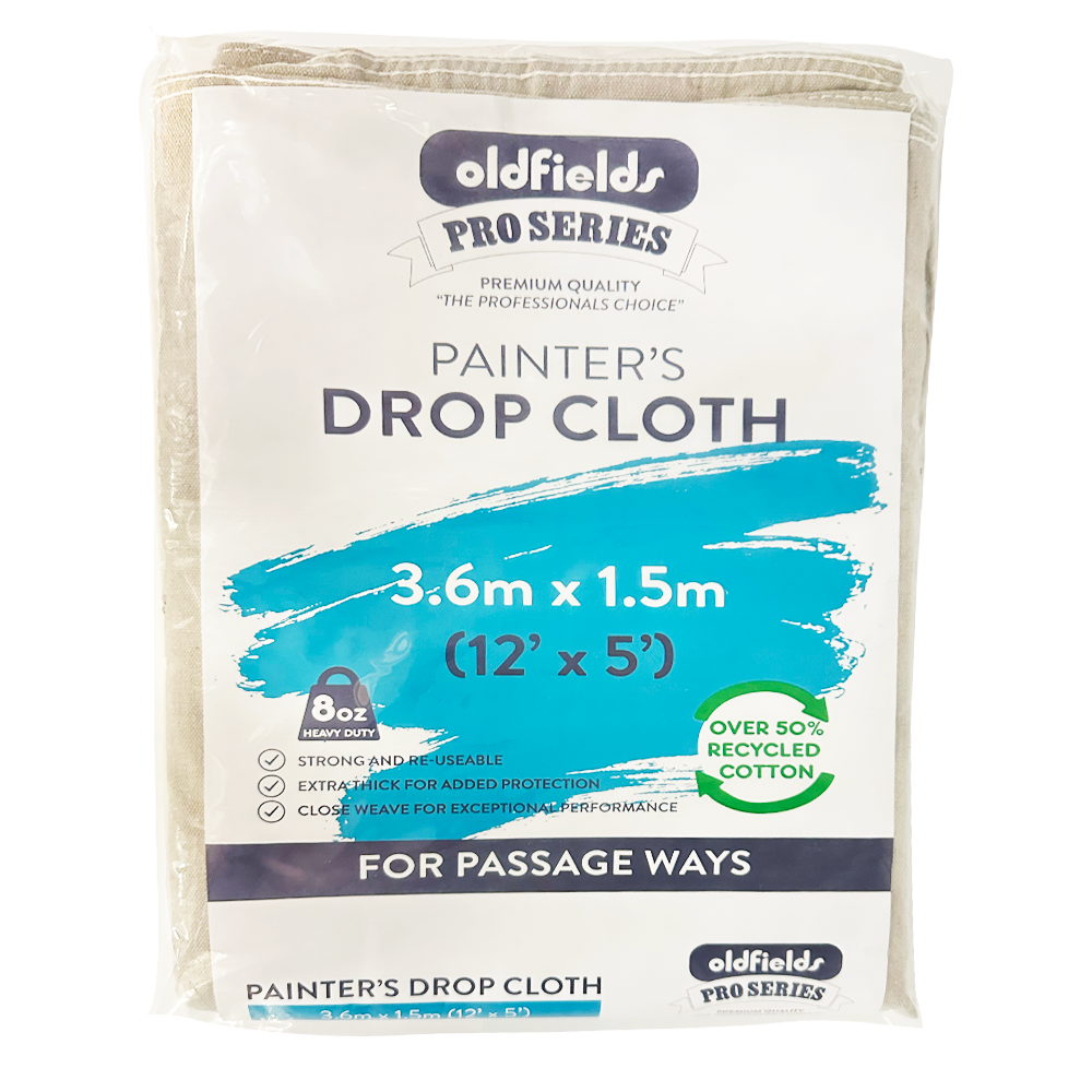 Oldfields Pro Series Drop Sheets 3.6m x 1.5m - Box of 10