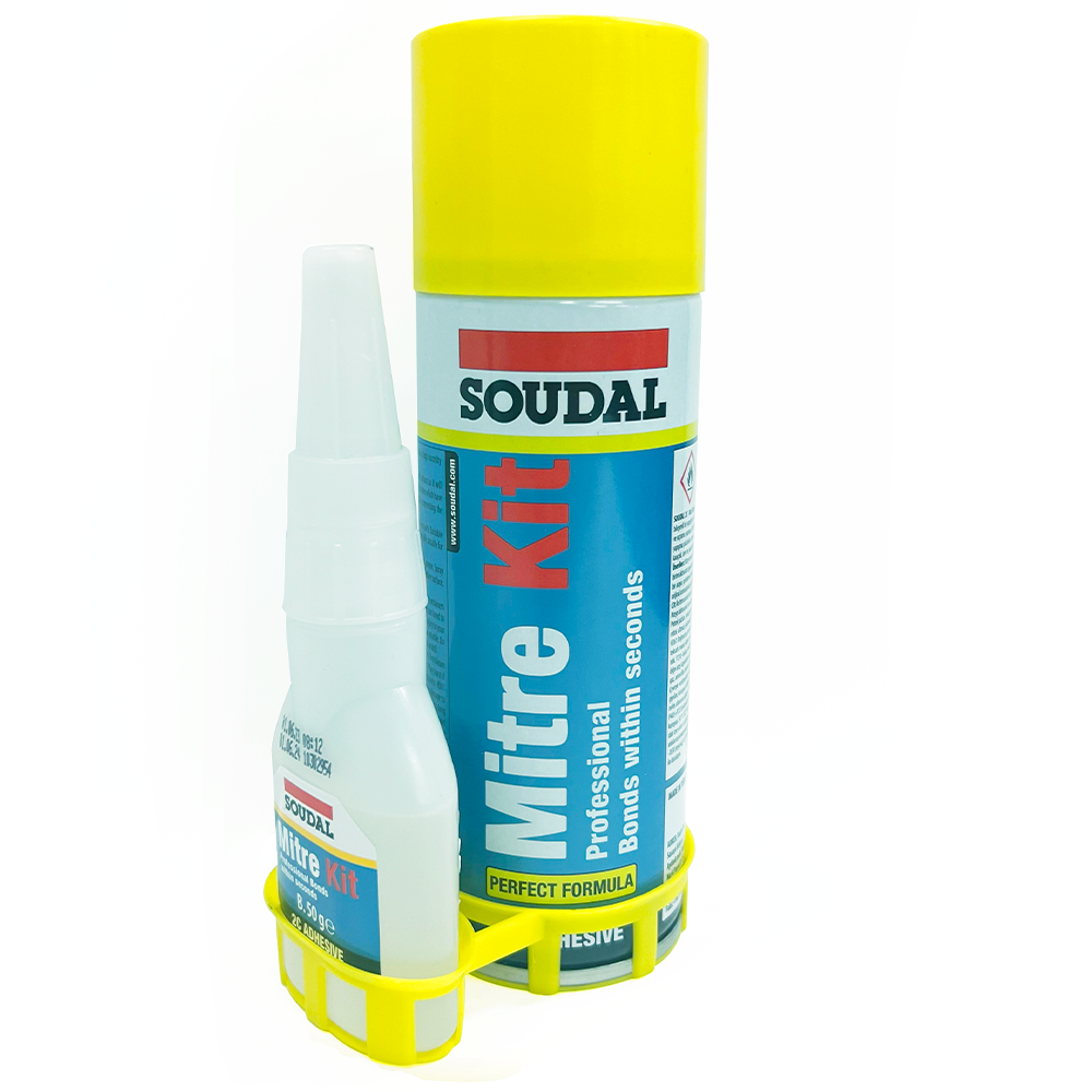 Soudal  Super Glue 2C Adhesive Mitre Kit