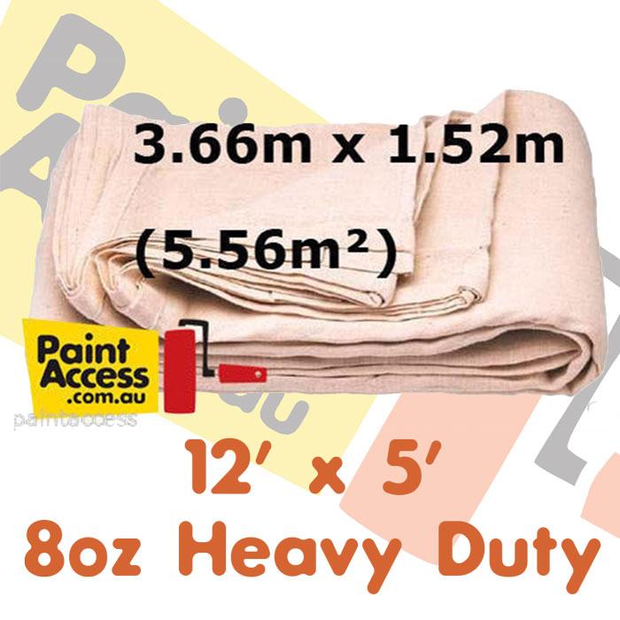 PaintAccess Heavy Duty Drop Cloth (3.66m x 1.52m) - Box of 10