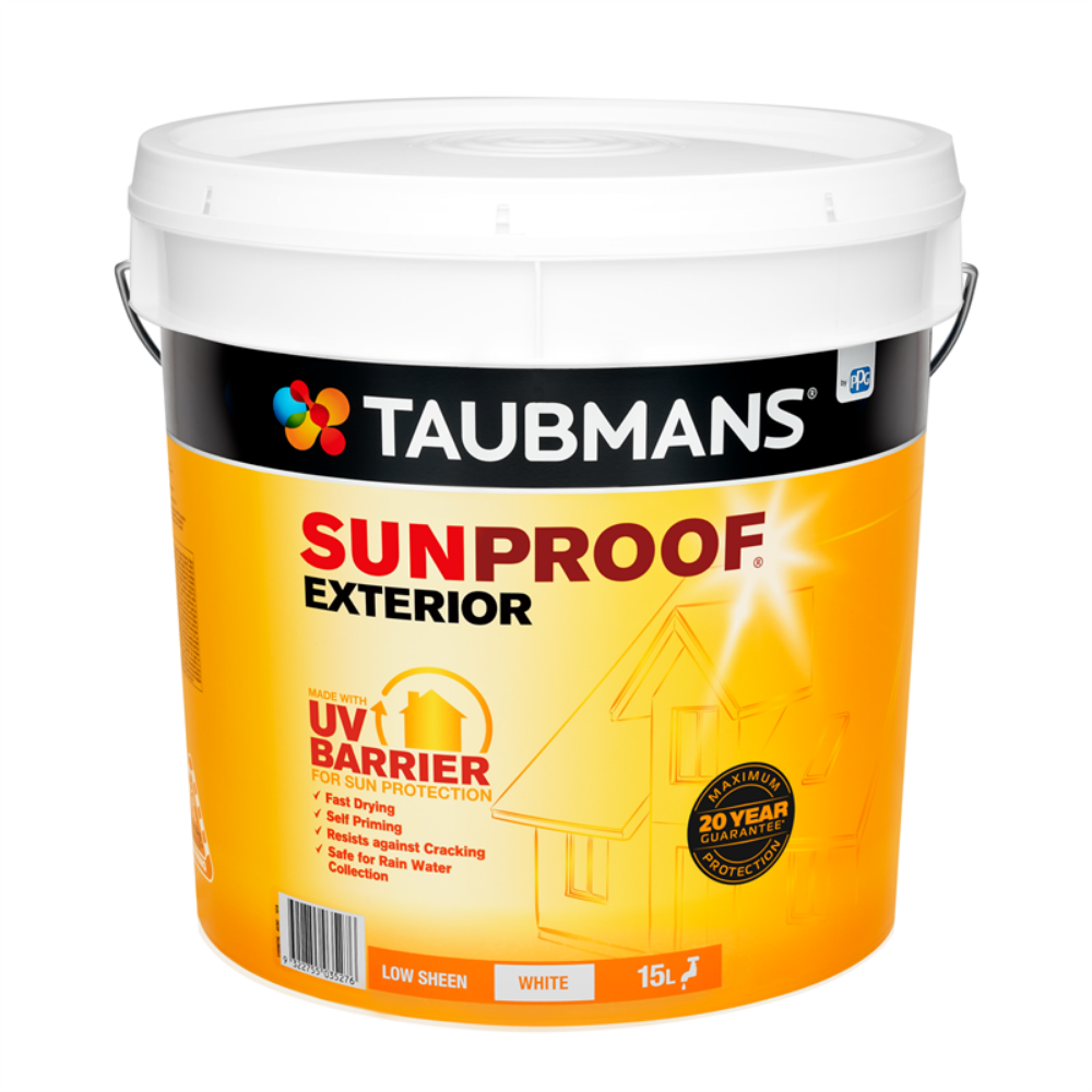 Taubmans Sunproof Low Sheen 15L Self Priming  113200/15L