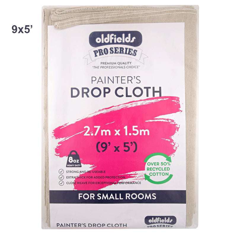 Oldfields Pro Series Drop Cloth 2.74m x 1.52m
