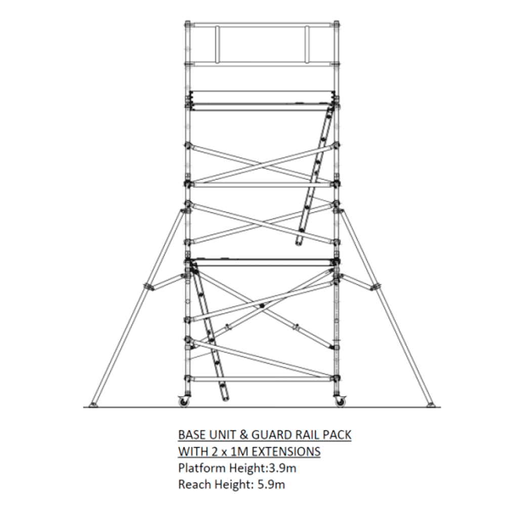 Oldfields Standard Scaffold Extension Pack C 3.9m
