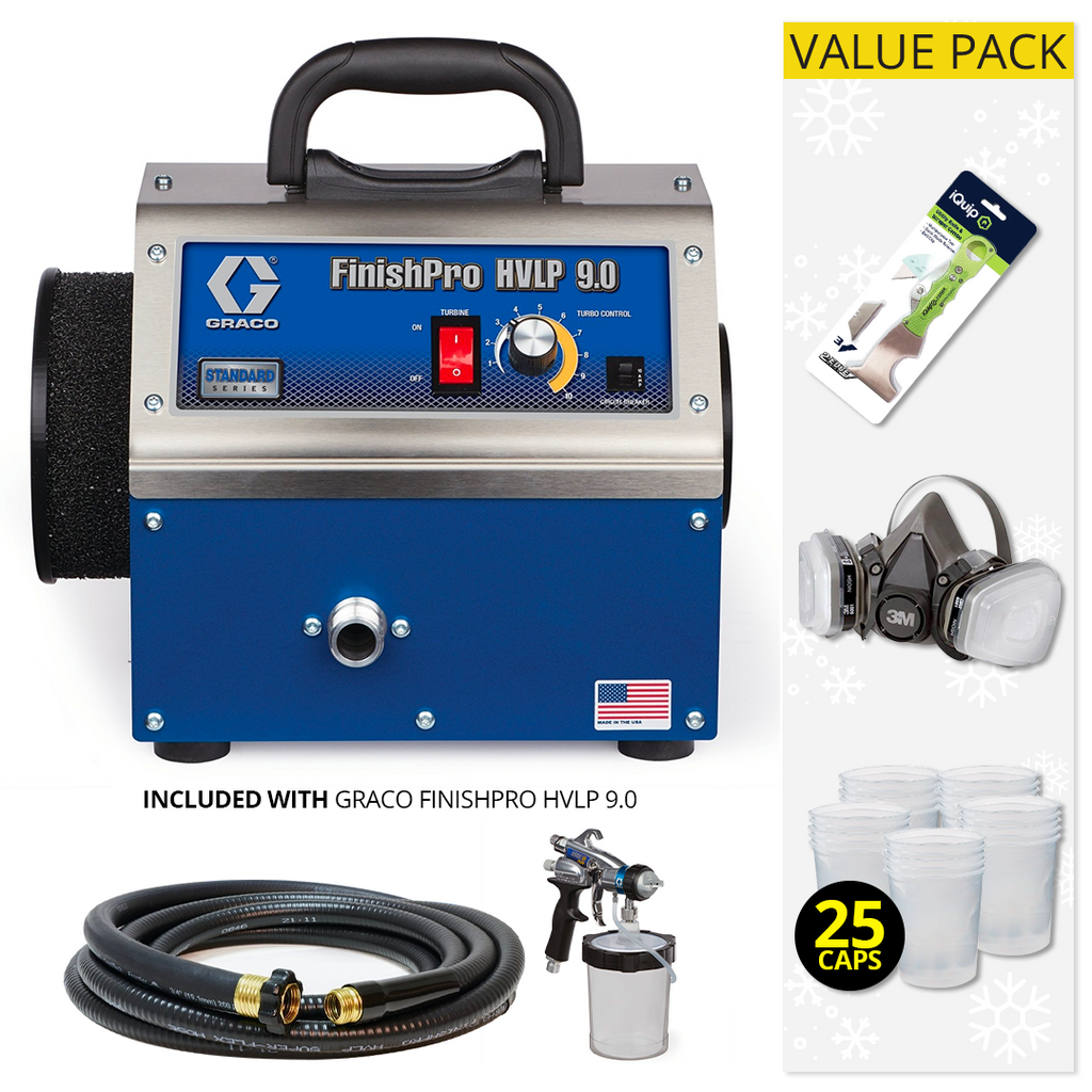 Graco FinishPro HVLP Sprayers Range with Value Pack