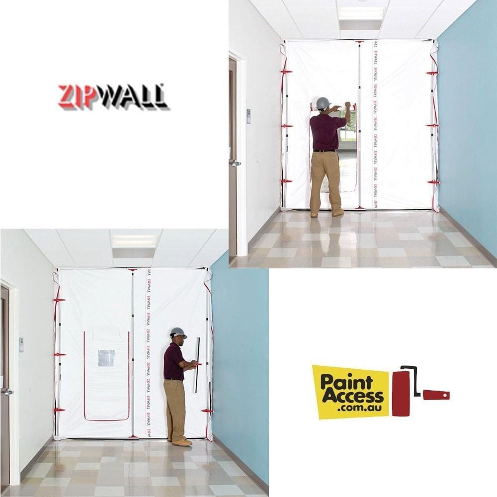 ZipWall Hall Kit - 3 x Spring-loaded Poles + Accessories (ZHK3)