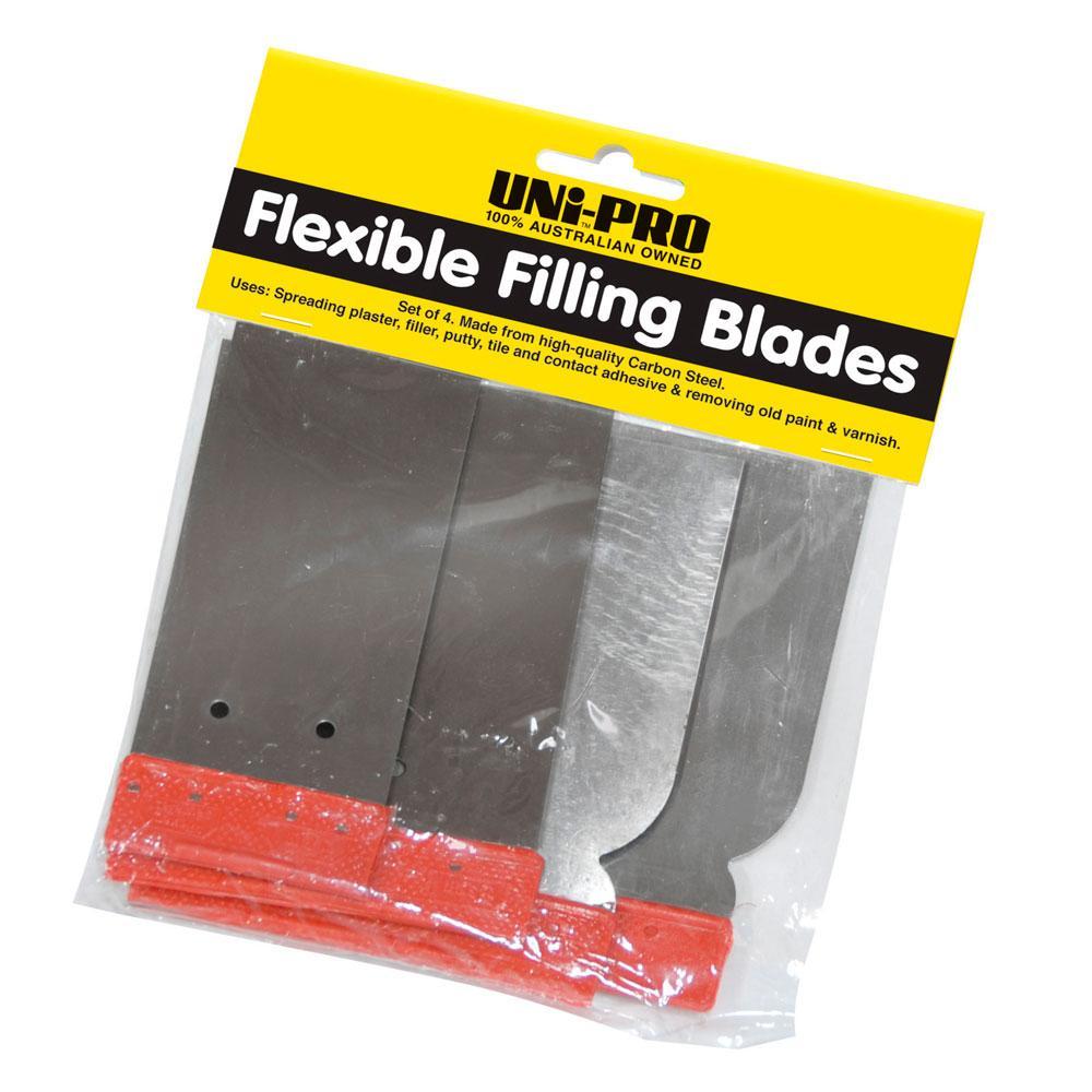 Uni-Pro Flexible Steel Filling Blades Set of 4