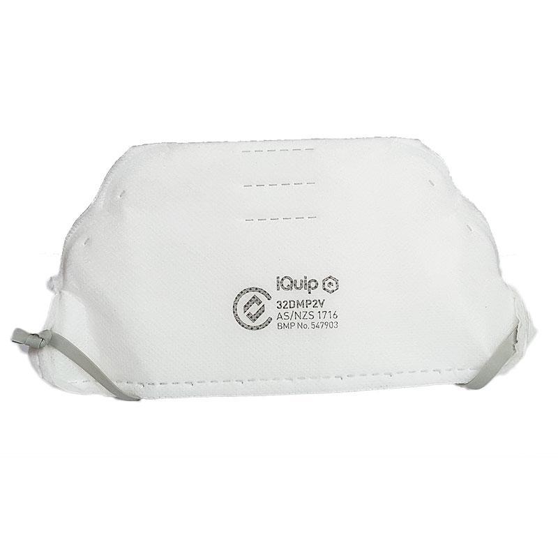 iQuip Disposable Flat Fold Respirator with Valve P2 provide Protection From Coronavirus