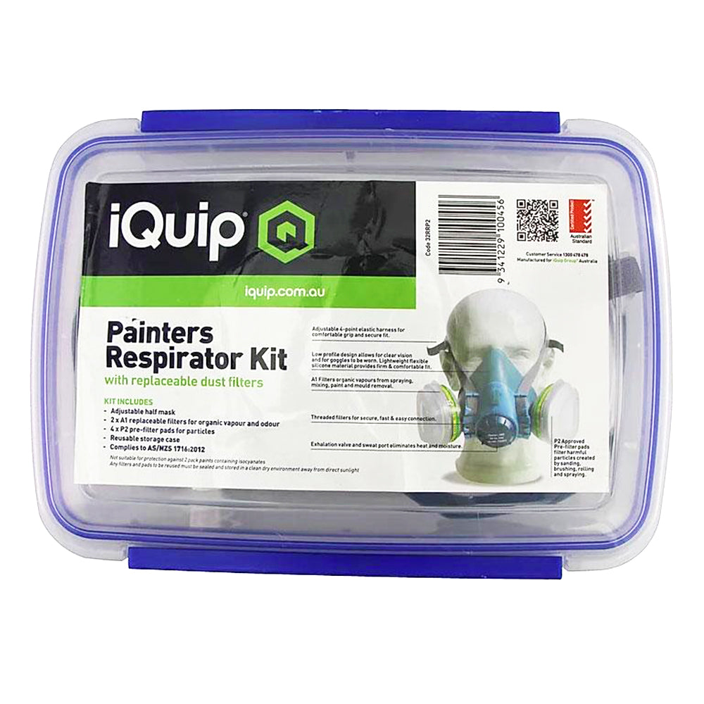 iQuip P2 Respirator Kit With Storage Box 32RRP2