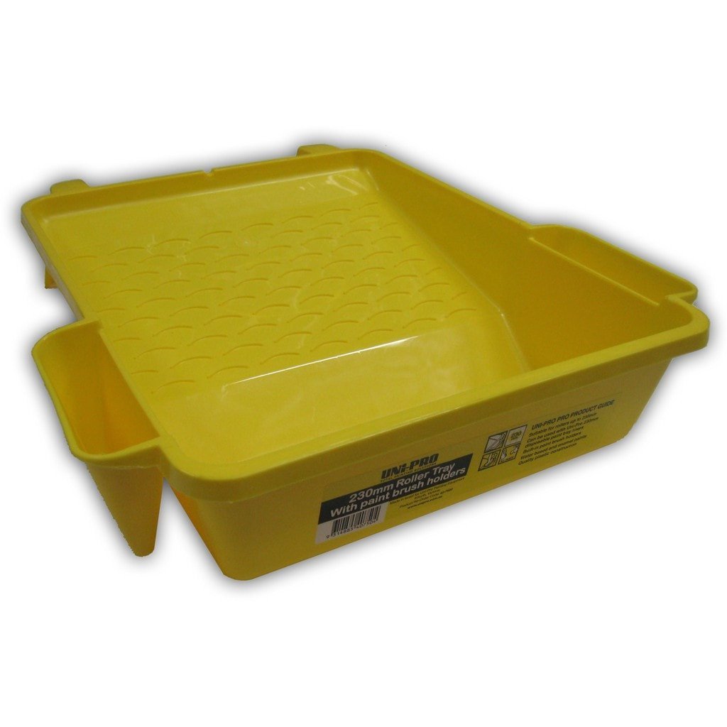 Uni-Pro 230mm Roller tray with Paint brush holders