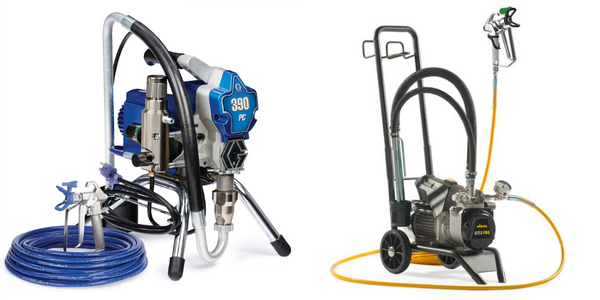 Choosing the right airless paint sprayer; piston or diaphragm 