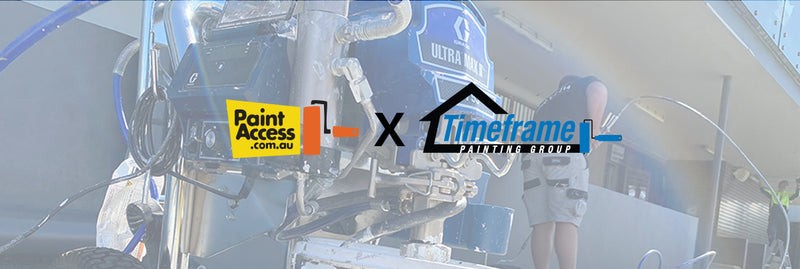Airless spray painting with Timeframe and the Graco Ultra Max II