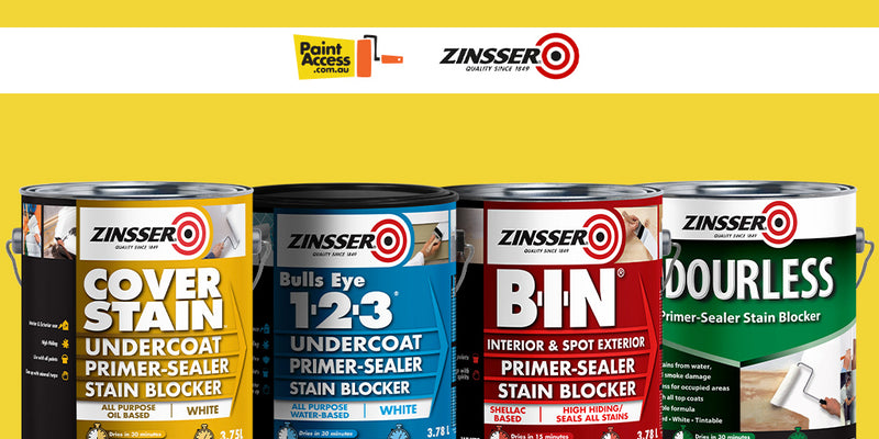 Preparing surfaces with Zinsser primer and undercoat products