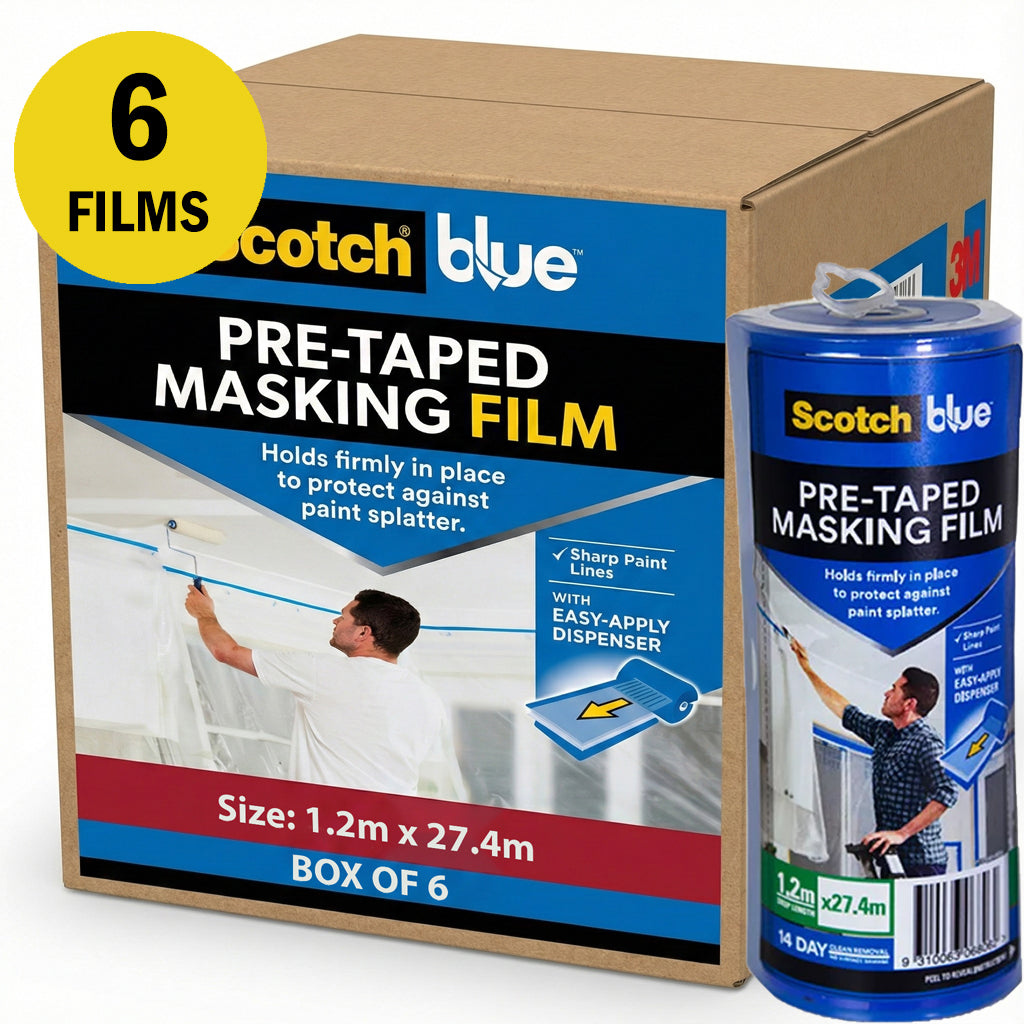 3M PTD2090 Pretaped Masking Film Dispenser Range / Sold By Box