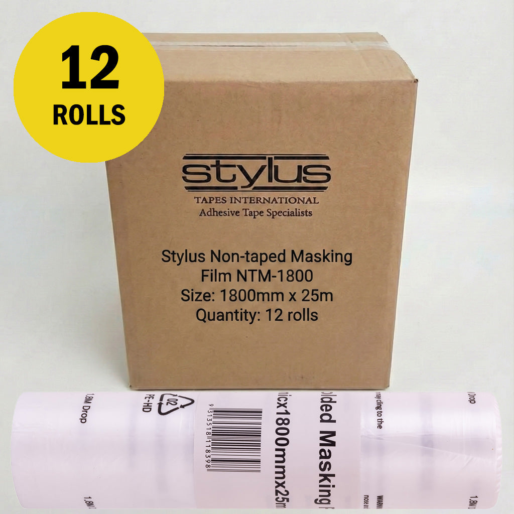 Stylus KWIKMASK Masking Film 1.8m x 25m - Box of 12