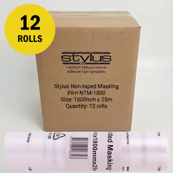 Stylus KWIKMASK Masking Film 1.8m x 25m - Box of 12