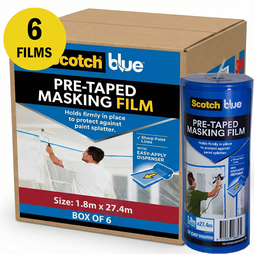 3M PTD2090 Pretaped Masking Film Dispenser Range / Sold By Box