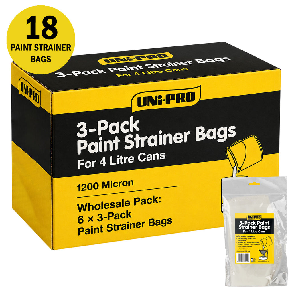 Uni-Pro 3 Paint Strainer Bags - Box of 6