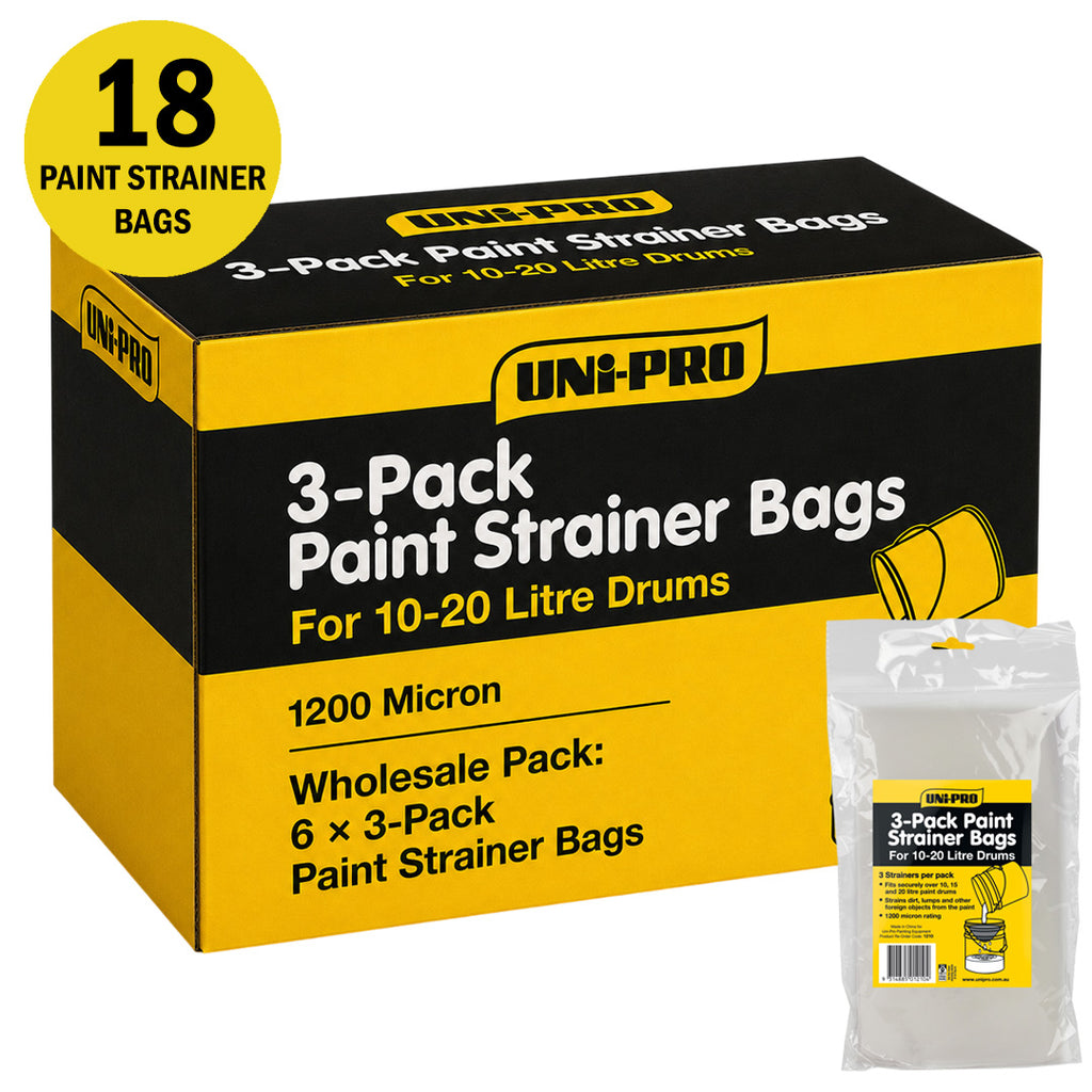 Uni-Pro 3 Paint Strainer Bags - Box of 6