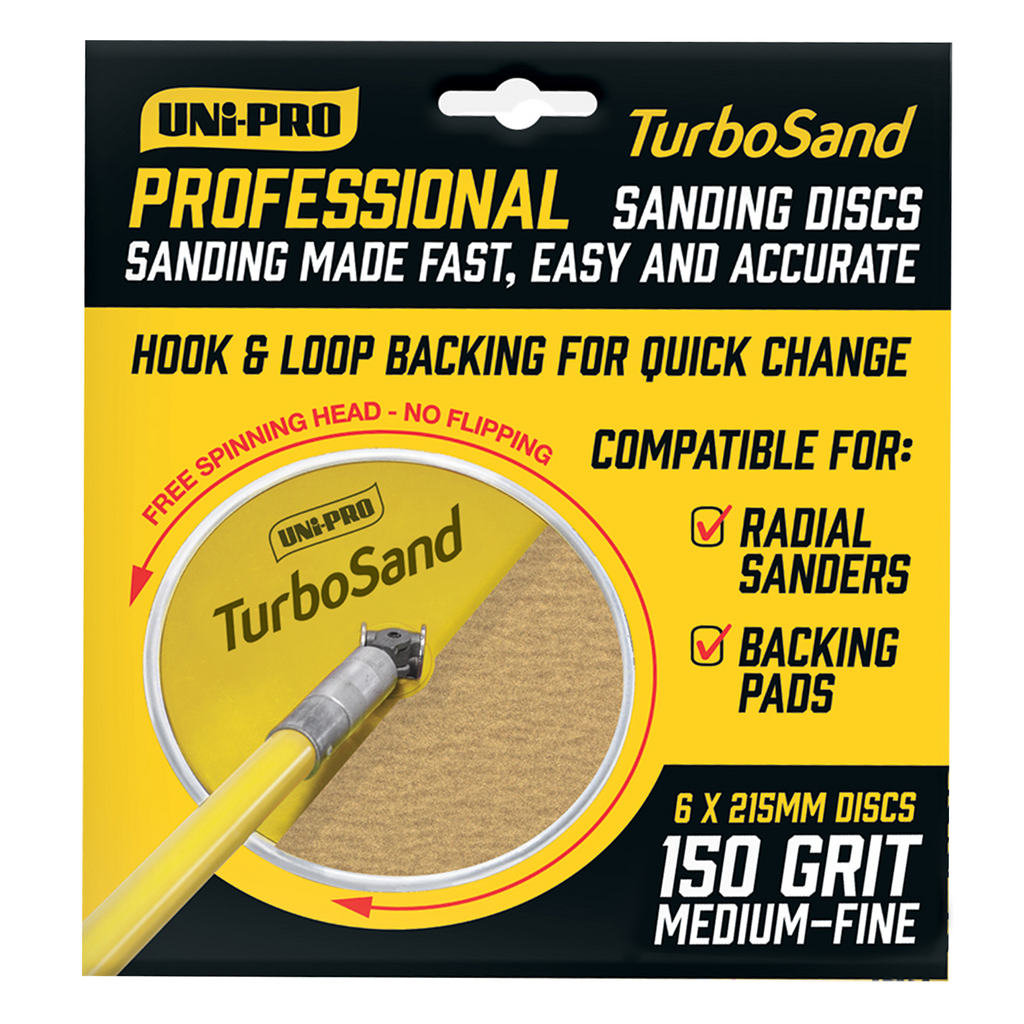 Uni-Pro Professional Turbo Sand Discs 6 x 230mm (9