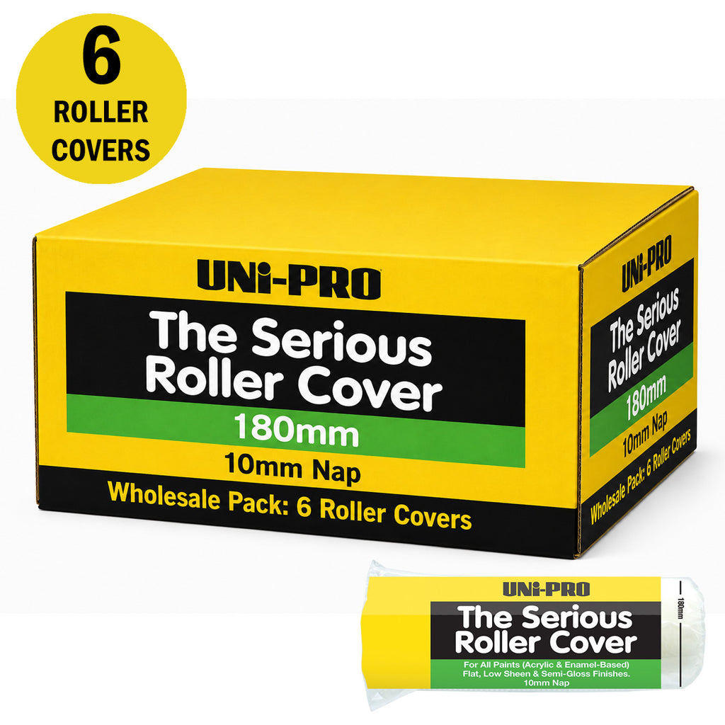 Uni-Pro Serious Roller Cover Range 10mm Nap - Box of 6