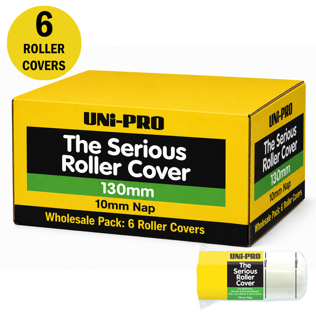 Uni-Pro Serious Roller Cover Range 10mm Nap - Box of 6