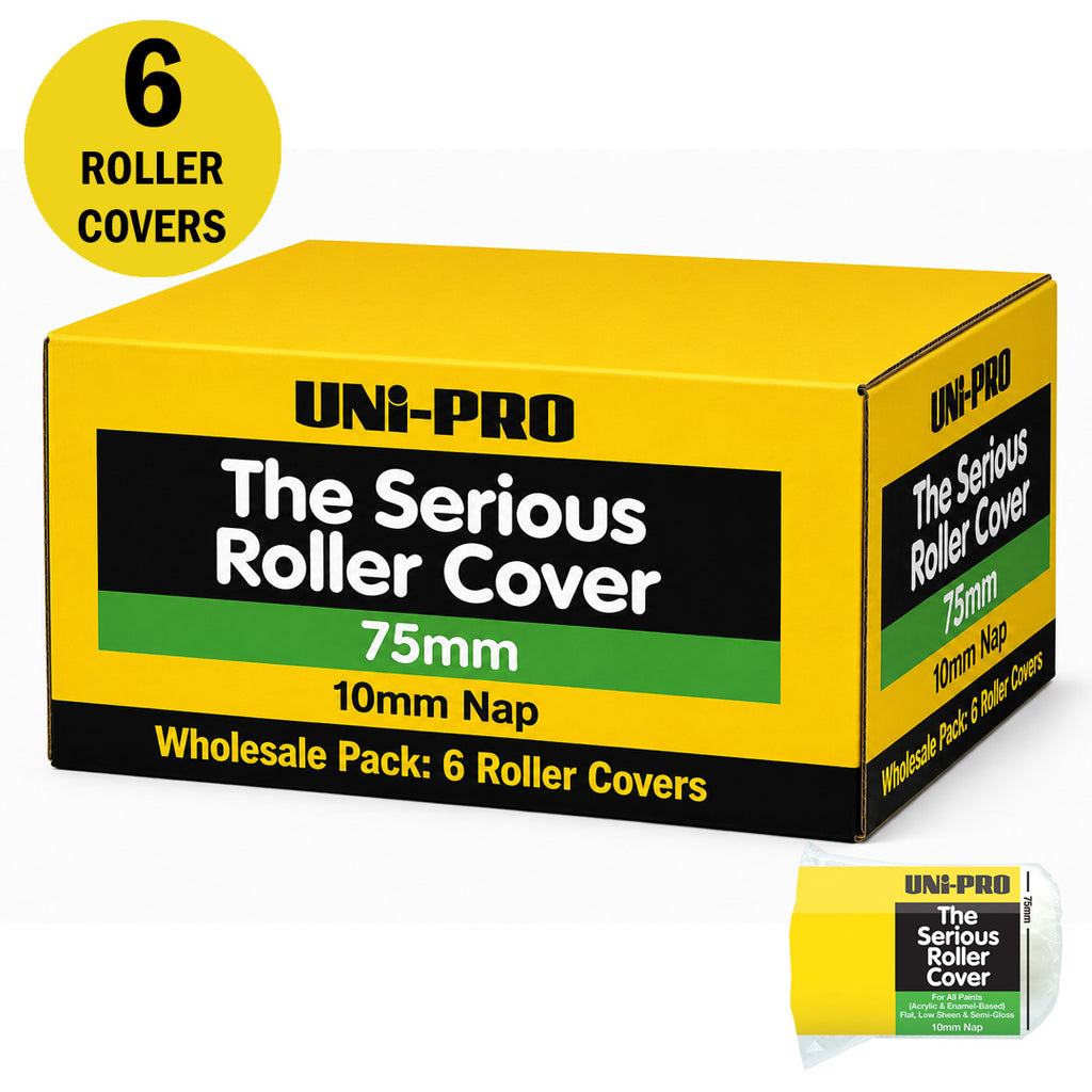 Uni-Pro Serious Roller Cover Range 10mm Nap - Box of 6