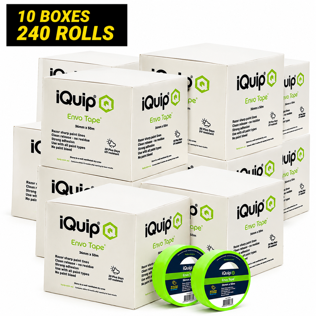 iQuip 30-Day Envo Masking Tape - 240 Rolls Bulk