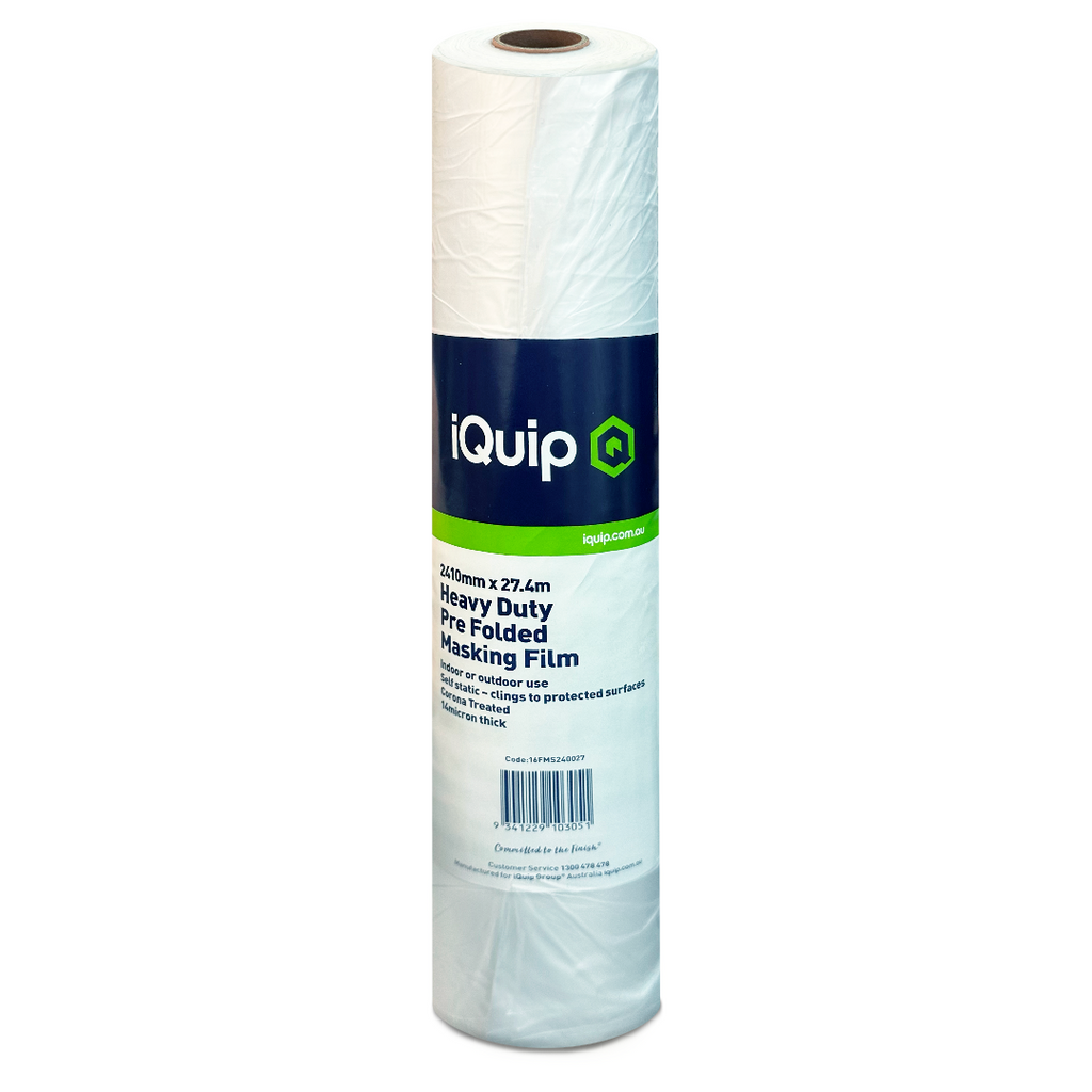 iQuip Prefolded Plastic Masking Film Roll