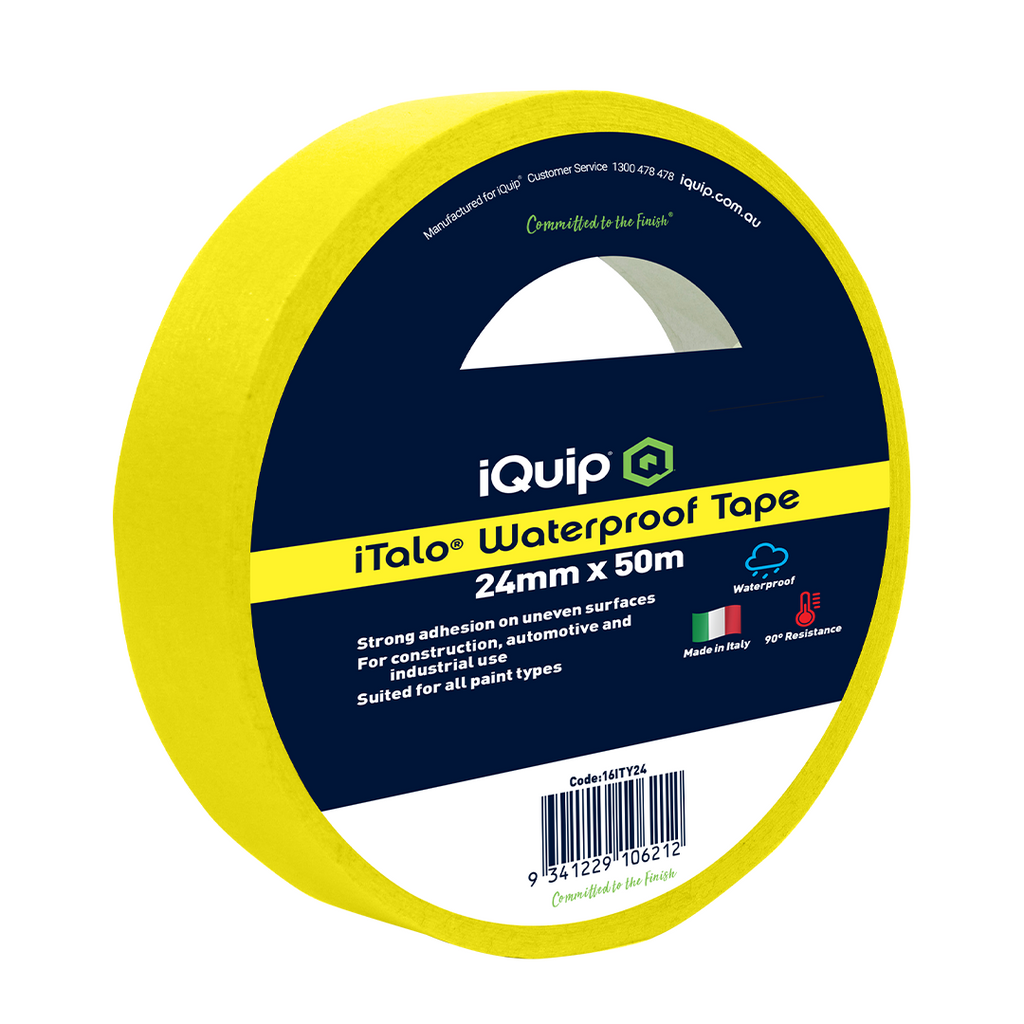 iQuip Italo Yellow Waterproof Masking Tape Range