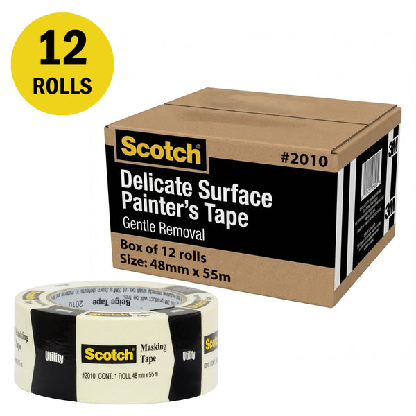 3M 2010 Beige Masking Tape 48mm x 55m