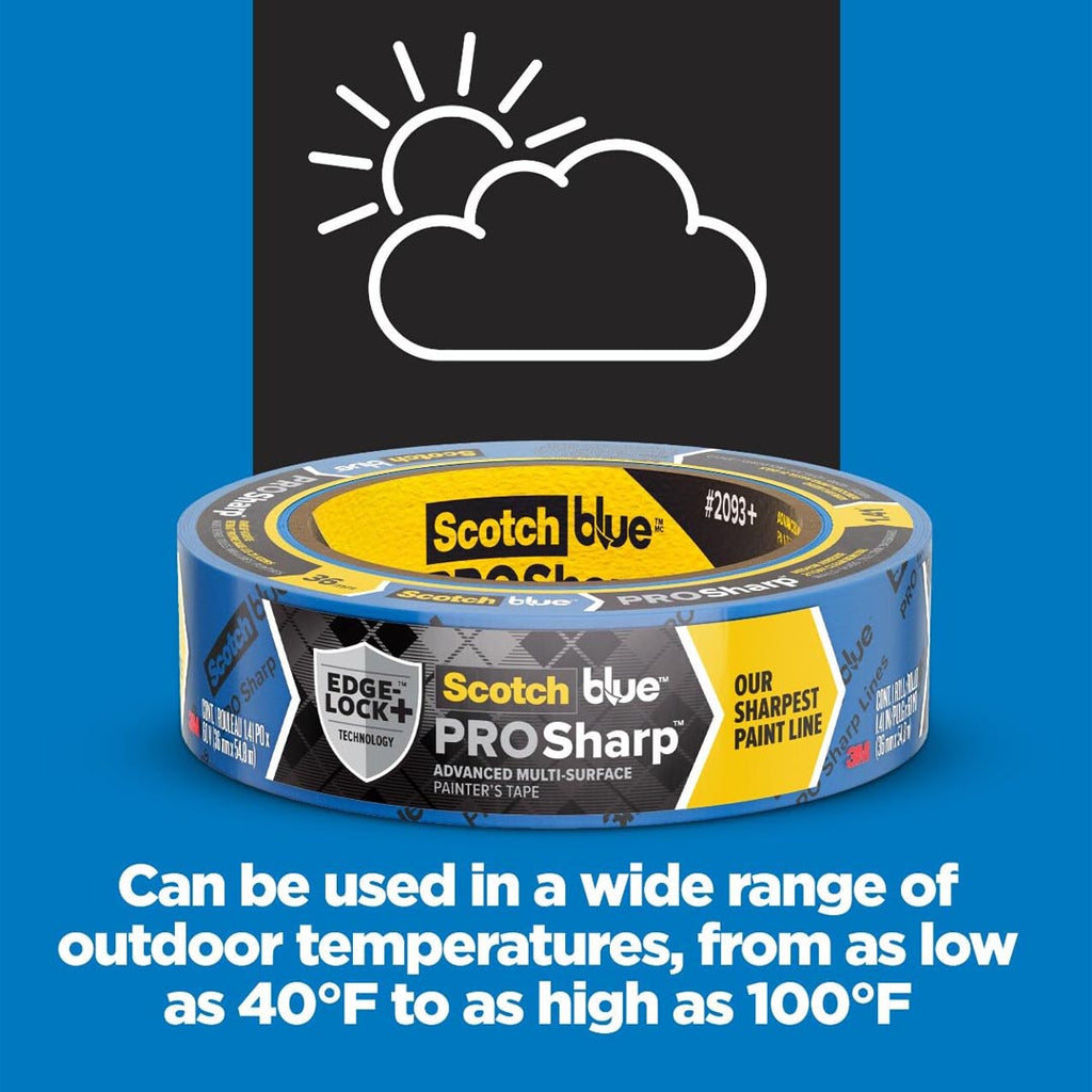3M 2093 Blue PROsharp Masking Tape / Sold by Box