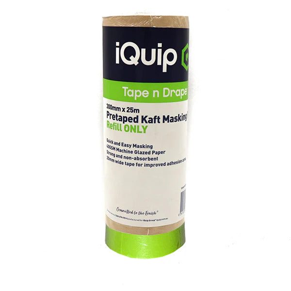 iQuip Envo Tape n Drape 150mm kraft paper refill roll 