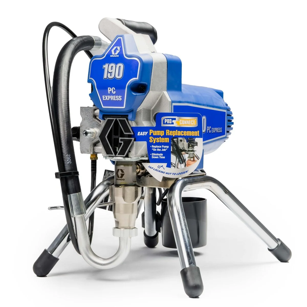 Graco Ultra 190 PC Express Electric Airless Sprayer - Stand Unit (17C384) with Value Pack