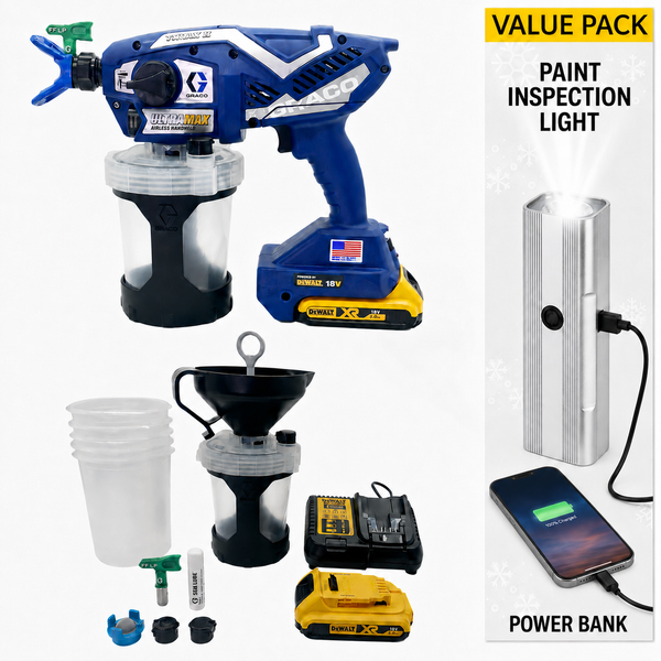 Graco Ultra MAX Cordless Airless Handheld Sprayer (17N225) with Value Pack