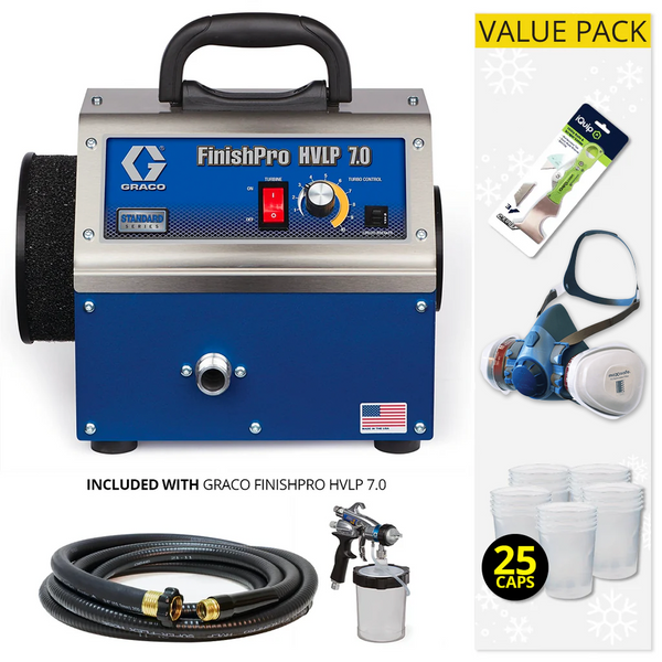 Graco FinishPro HVLP Sprayers Range with Value Pack