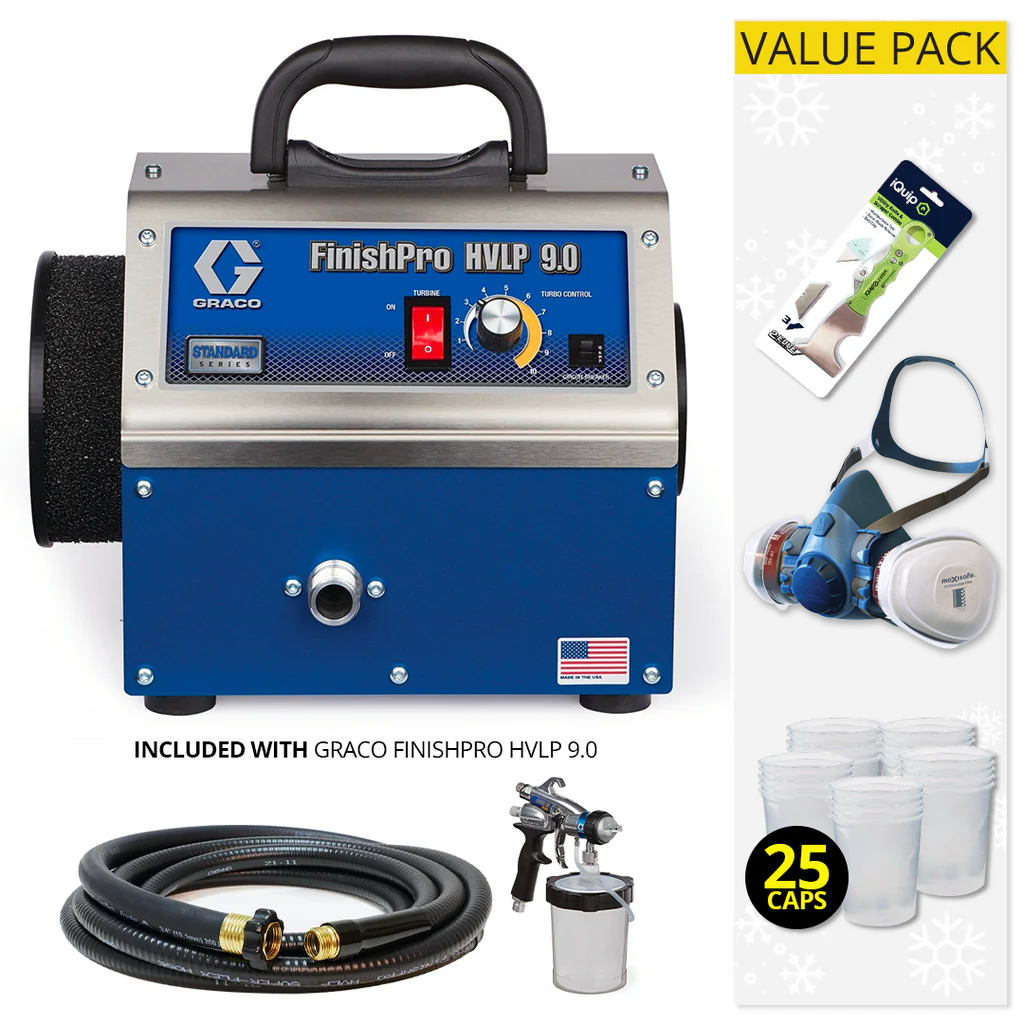 Graco FinishPro HVLP Sprayers Range with Value Pack