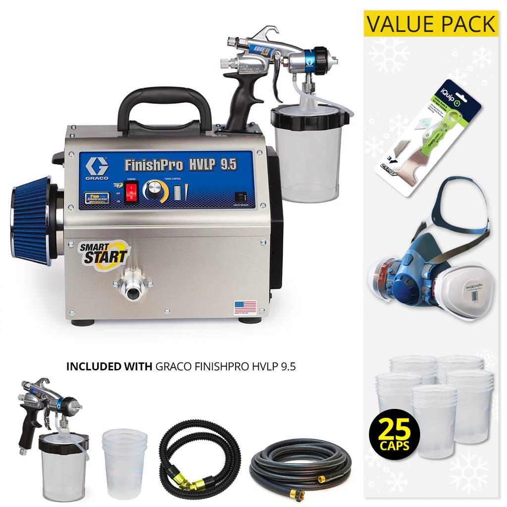 Graco FinishPro HVLP Sprayers Range with Value Pack
