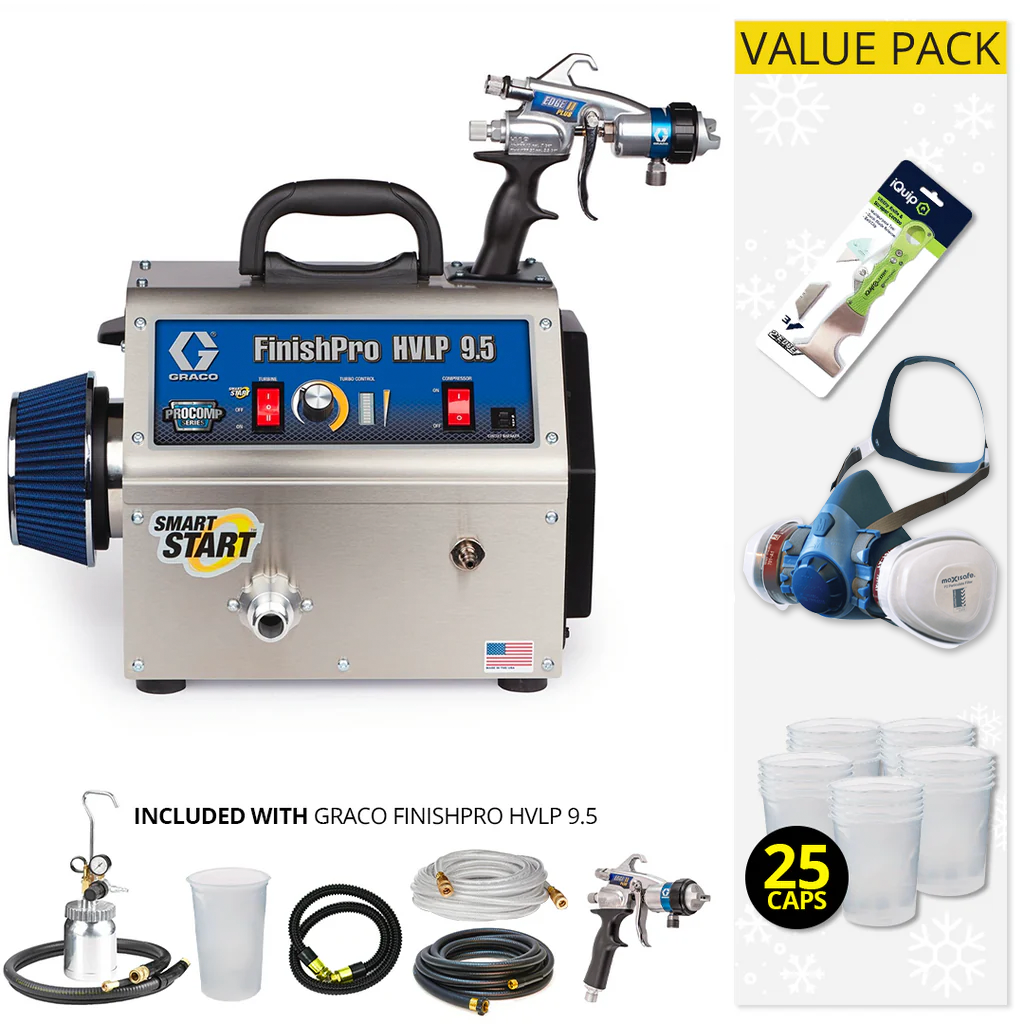 Graco FinishPro HVLP Sprayers Range with Value Pack