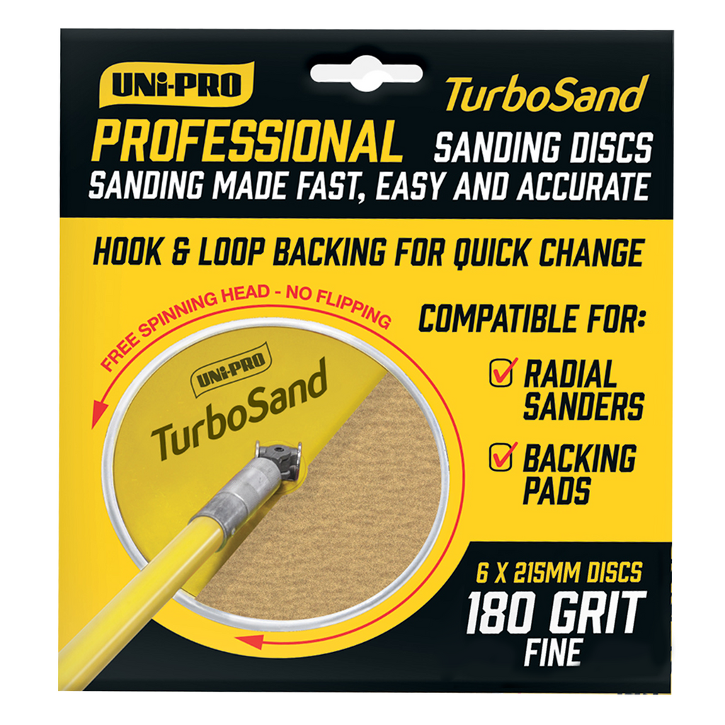 Uni-Pro Genius Turbo Sand Discs 6 x 230mm (9