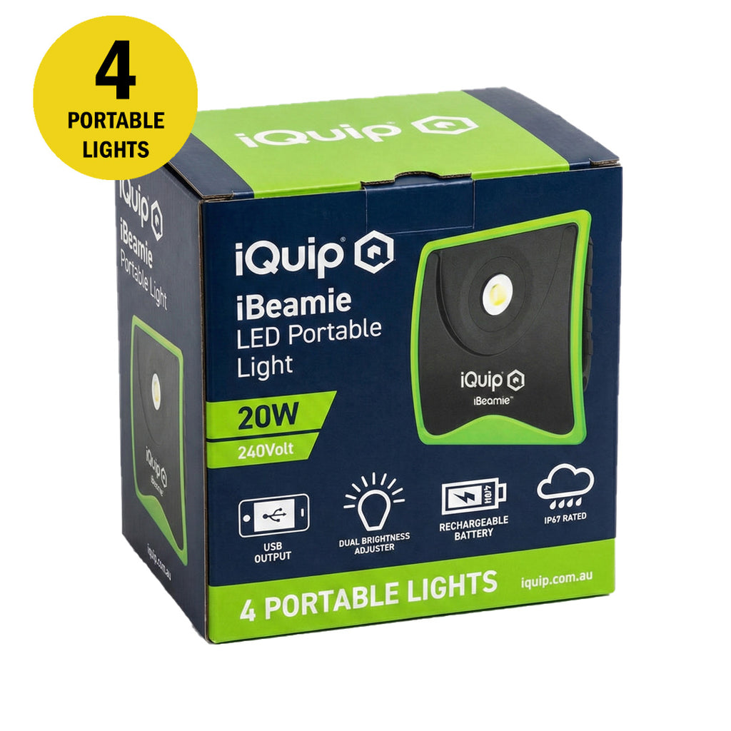 iQuip iBeamie LED Cordless Portable Work Light 20W 30W