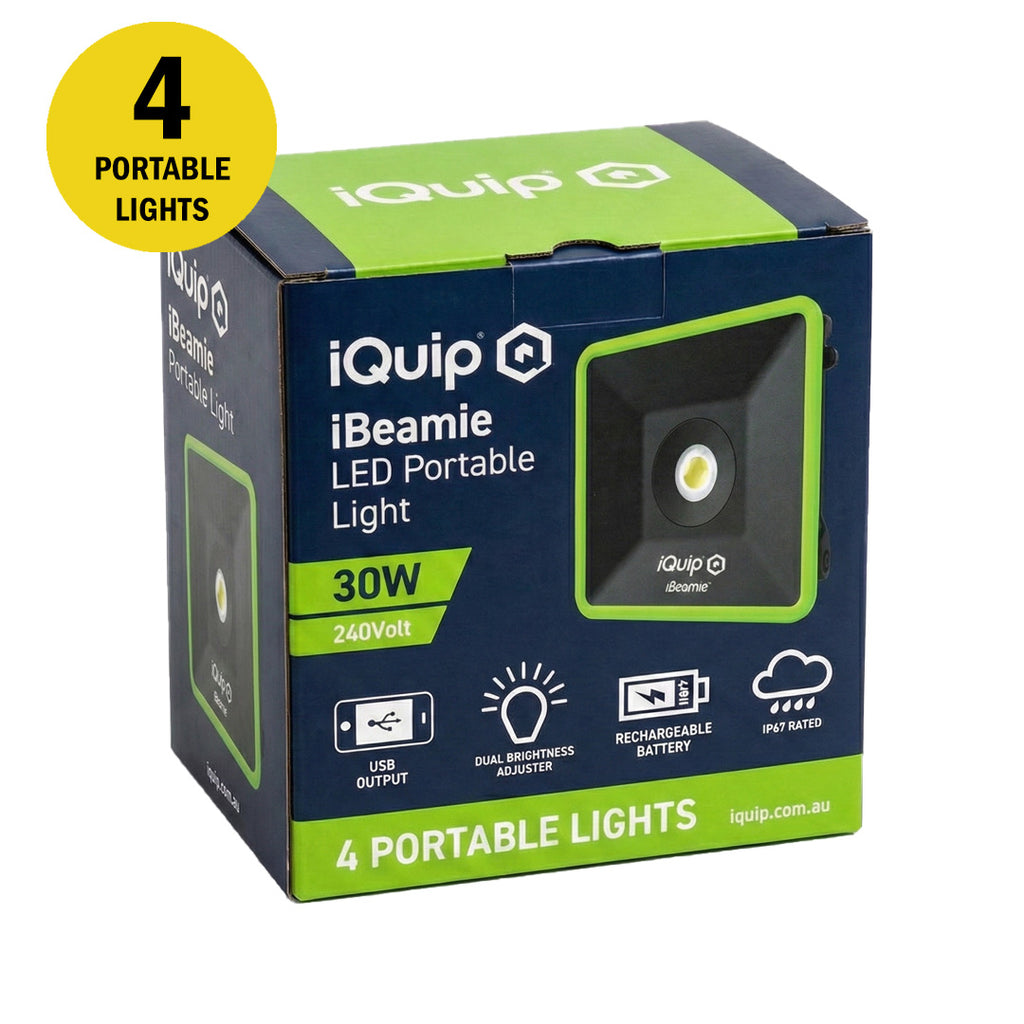 iQuip iBeamie LED Cordless Portable Work Light 20W 30W