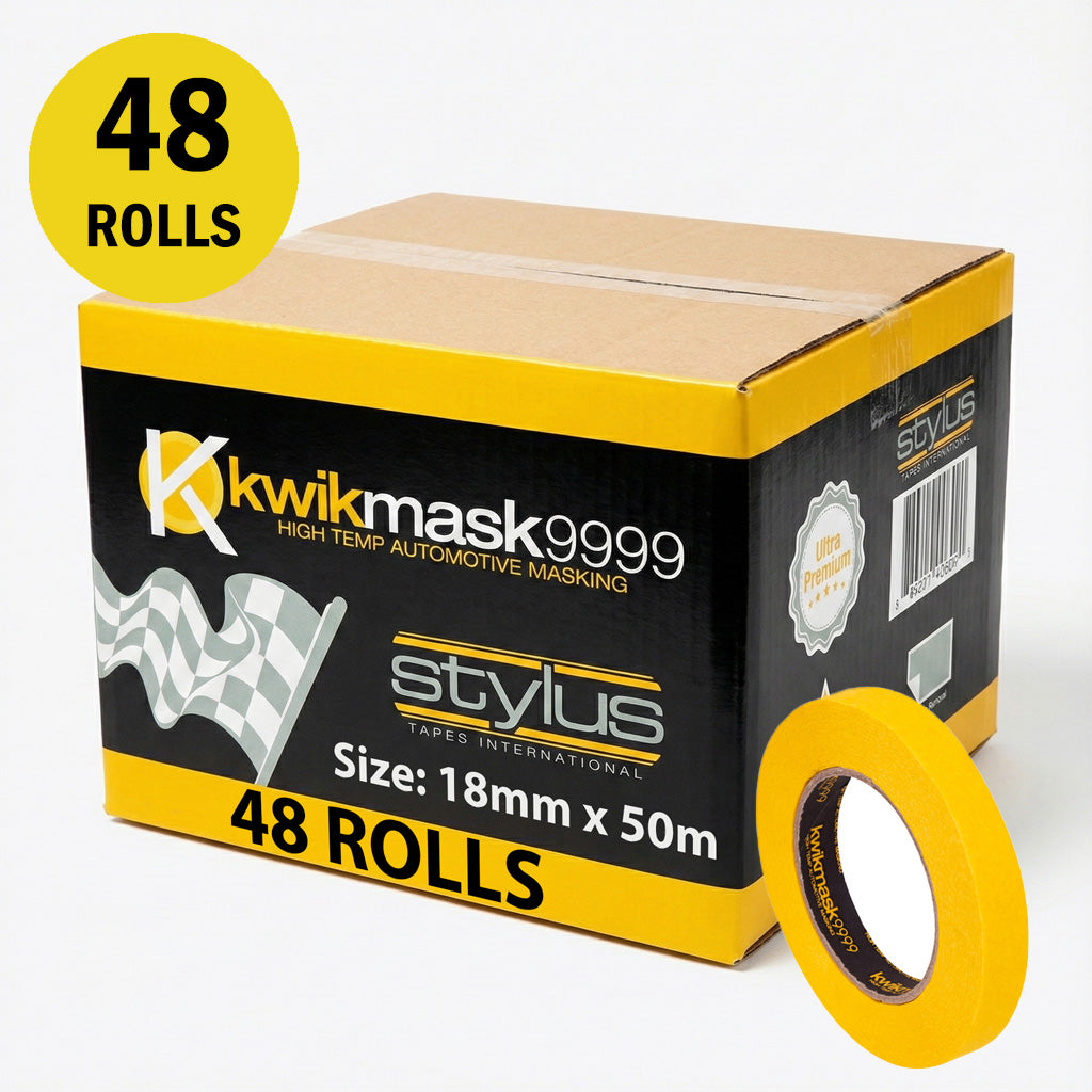Kwikmask 9999 - High Temp Automotive Grade Masking Tape Range