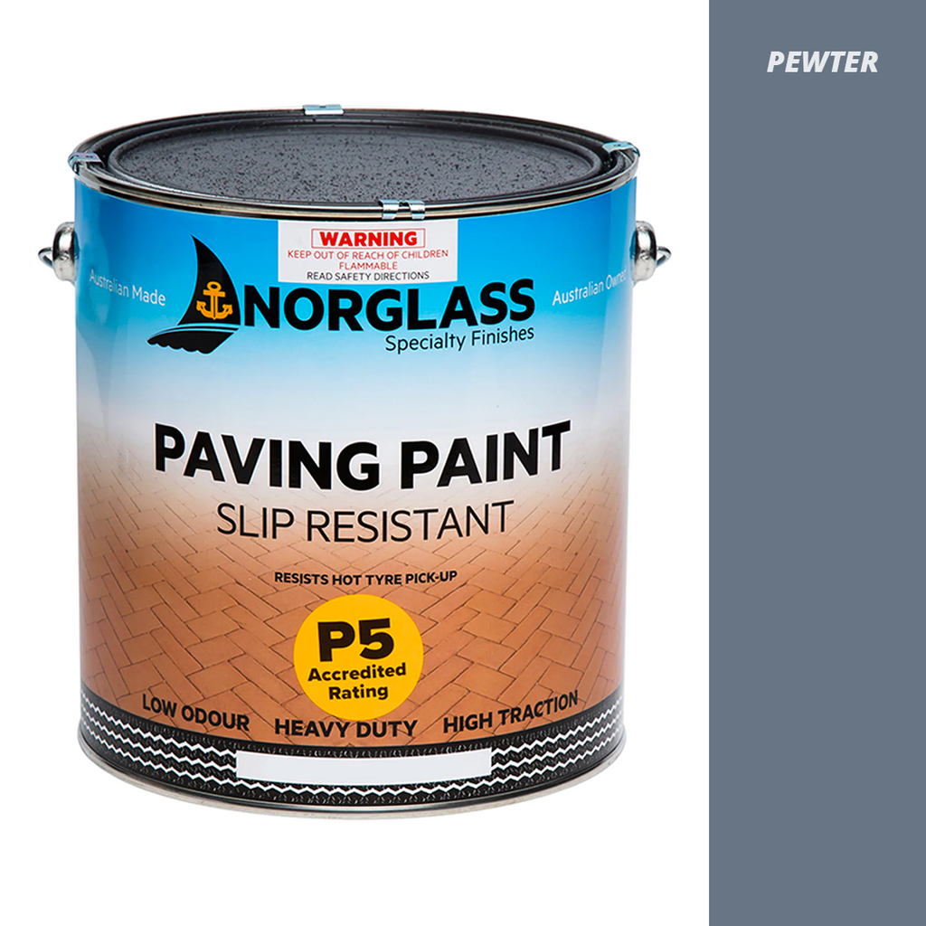 NORGLASS Slip Resistant Paving Paint - Low Sheen - 4L
