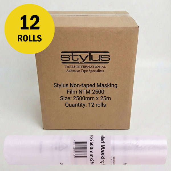 Stylus KWIKMASK Masking Film 2.5m x 25m - Box of 12