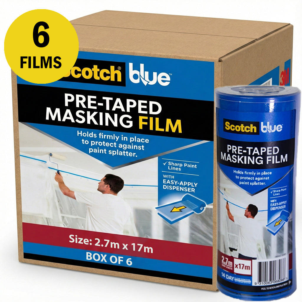 3M PTD2090 Pretaped Masking Film Dispenser Range / Sold By Box